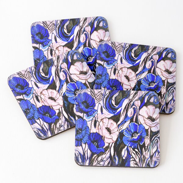Item preview, Blue Poppies designed and sold by Natalie Holland.