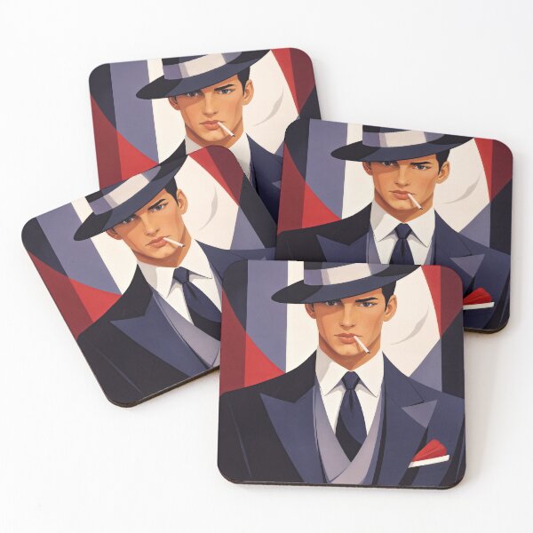 Item preview, Wall Art - Postcard - Art Deco Gentleman Elegance designed and sold by ForeverPrintsOK.