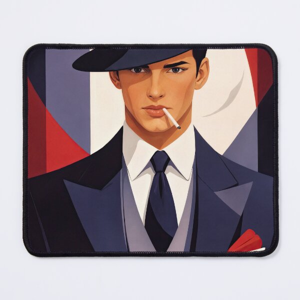 Item preview, Wall Art - Postcard - Art Deco Gentleman Elegance designed and sold by ForeverPrintsOK.