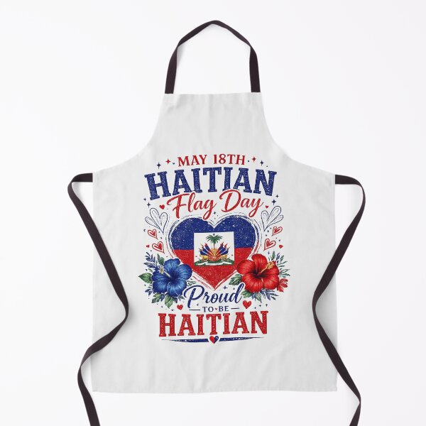 Item preview, Happy Haitian Flag Day Proud Haiti Flag designed and sold by first-shirt ⭐ ⭐ ⭐ ⭐ ⭐.