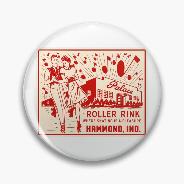 Item preview, Palace Roller Rink Hammond Indiana Roller Skating Rink Sticker Decal Label designed and sold by tislord.