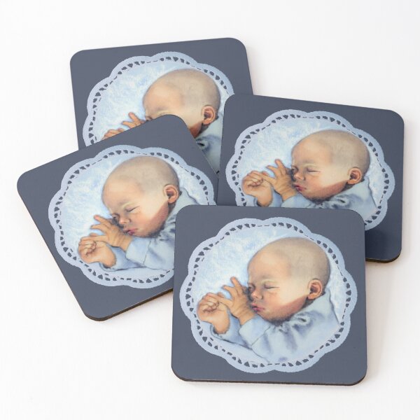 Item preview, Baby Boy Sleeping, Pastel Art designed and sold by JoyfulWhimsy.