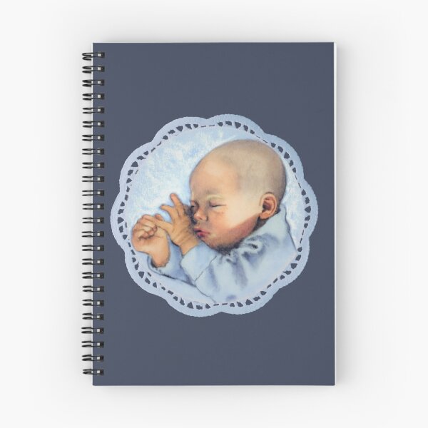 Item preview, Baby Boy Sleeping, Pastel Art designed and sold by JoyfulWhimsy.