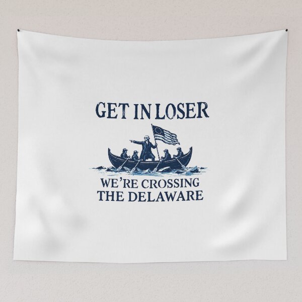 Item preview, Sube, perdedor, estamos cruzando el Delaware (meme antiguo) designed and sold by LunaMagicStudio.