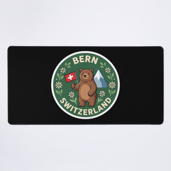 Item preview, Cute Bern Switzerland Bear Logo designed and sold by AbanoubStore.