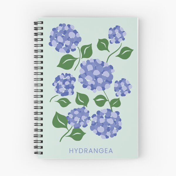 Item preview, Blue Hydrangea Poster | Floral Wall Art Print designed and sold by Goldie Graphics.