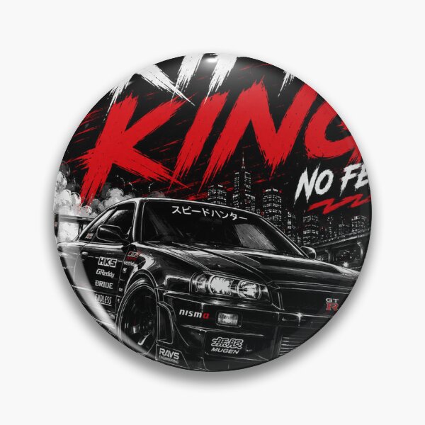 Item preview, Drift King GT-R Street Racing T-Shirt | JDM Tokyo Drift Car Design designed and sold by No Limits Garage.