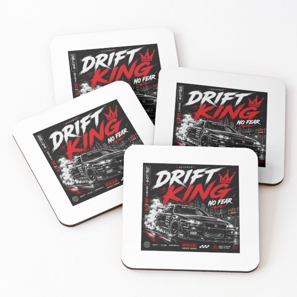 Item preview, Drift King GT-R Street Racing T-Shirt | JDM Tokyo Drift Car Design designed and sold by No Limits Garage.