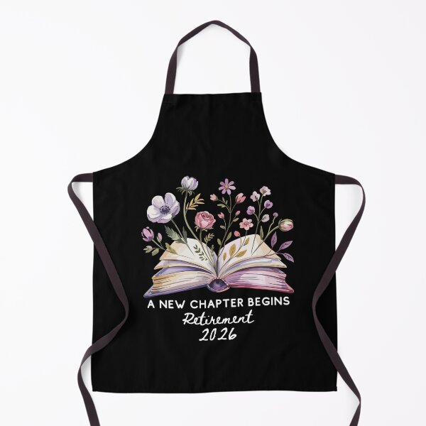Item preview, Retirement 2026 New Chapter Begins Floral Book Lover Retired designed and sold by FreshVibe Prints.