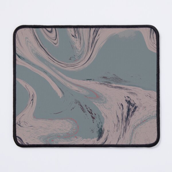 Item preview, Serene Marble Flow: Steel Blue and Dusty Rose designed and sold by CaramelCo.