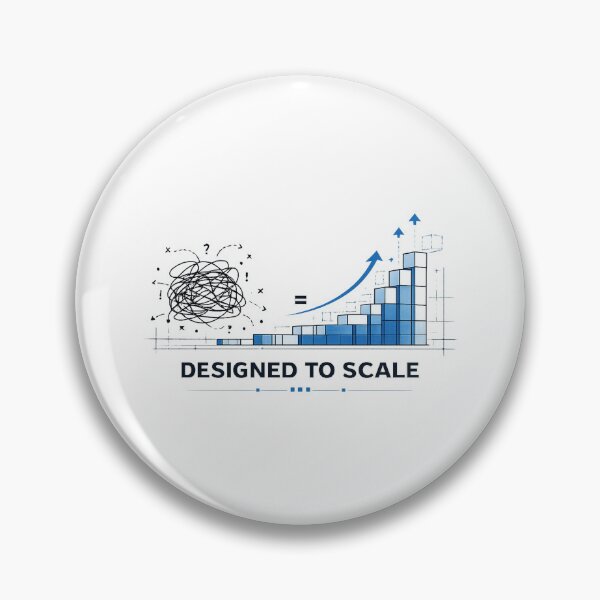 Item preview, Designed To Scale Startup Growth Strategy Minimal Business T-Shirt designed and sold by warlistop.