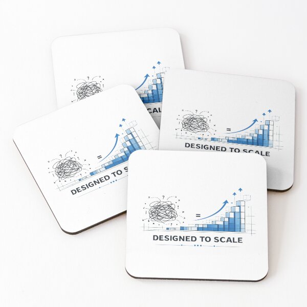 Item preview, Designed To Scale Startup Growth Strategy Minimal Business T-Shirt designed and sold by warlistop.