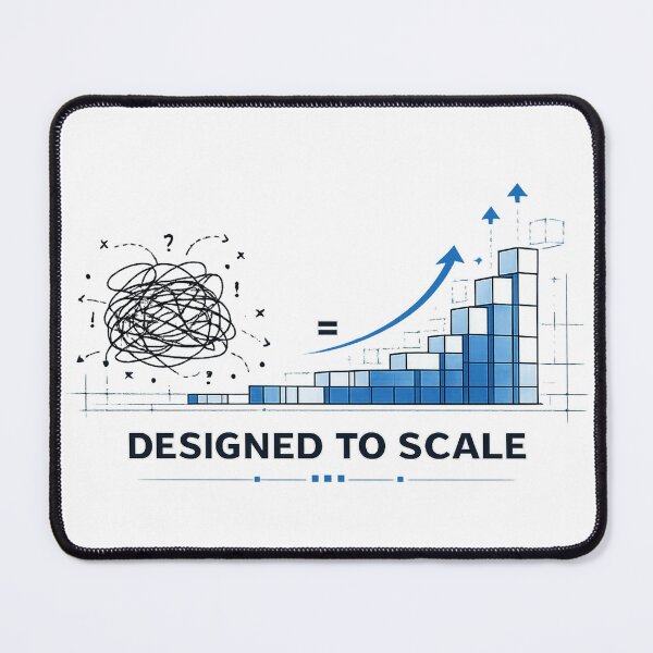 Item preview, Designed To Scale Startup Growth Strategy Minimal Business T-Shirt designed and sold by warlistop.