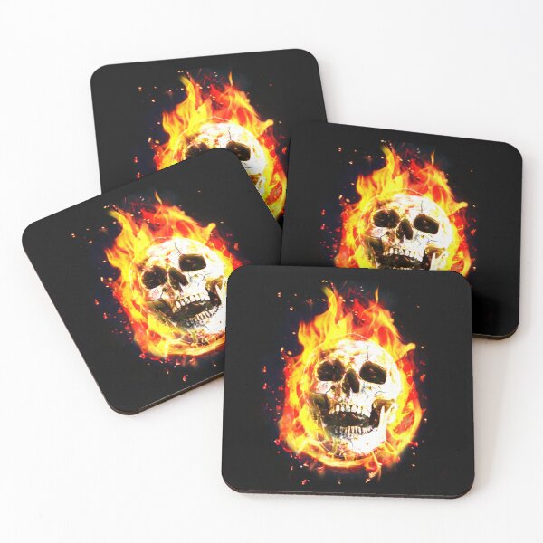 Item preview, Burning Skull Dark Aesthetic Design designed and sold by StyleBloomes.