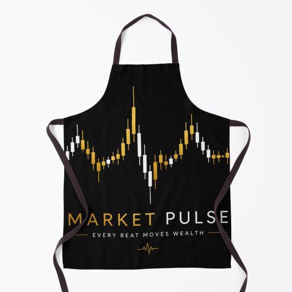 Item preview, Stock Market Pulse Heartbeat Japanese Candlestick Trading Art designed and sold by PatysArt.