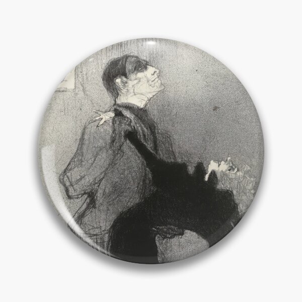 Item preview, The Fainting Fit by Toulouse-Lautrec Vintage Dramatic Cabaret Sketch Art designed and sold by artofuniverse.