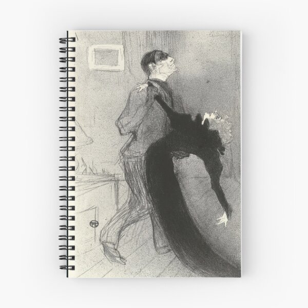 Item preview, The Fainting Fit by Toulouse-Lautrec Vintage Dramatic Cabaret Sketch Art designed and sold by artofuniverse.