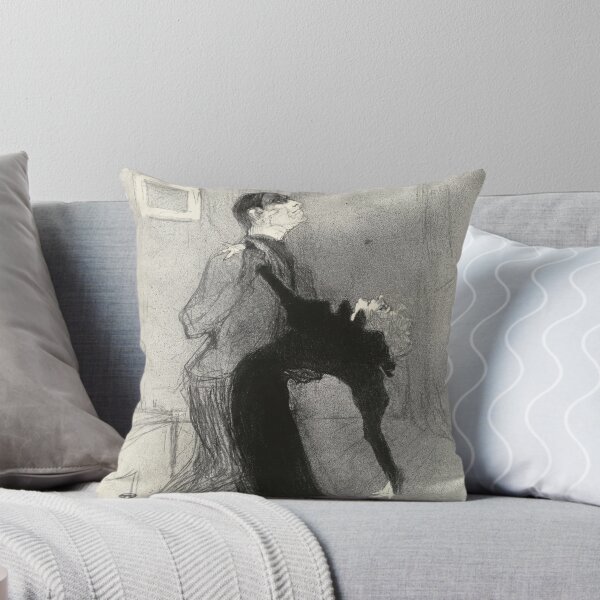Item preview, The Fainting Fit by Toulouse-Lautrec Vintage Dramatic Cabaret Sketch Art designed and sold by artofuniverse.