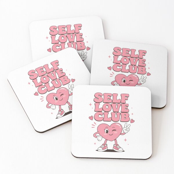 Item preview, Self Love Club Cute Heart Character Design designed and sold by AveniaOficial.