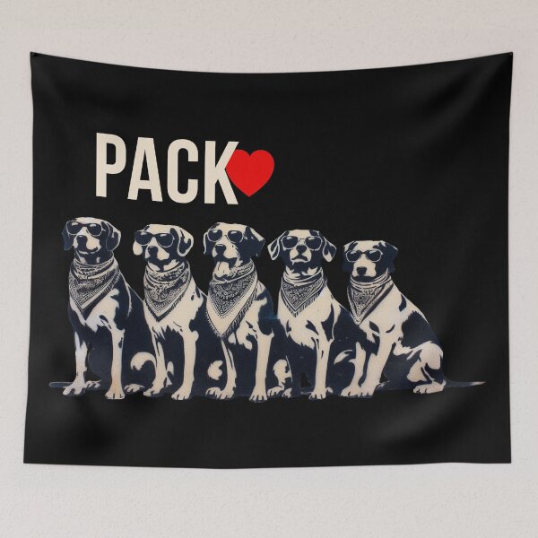 Item preview, The Beagle Pack – Urban Icons designed and sold by GALOGO – Art for Sighthounds & Animal Welfare.