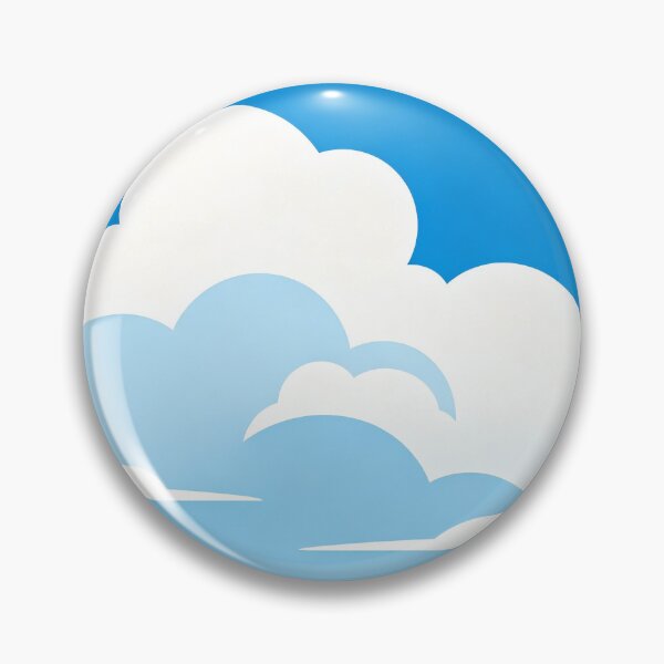 Item preview, Bright Blue Sky Minimalist Vector Design designed and sold by AwakenFah.