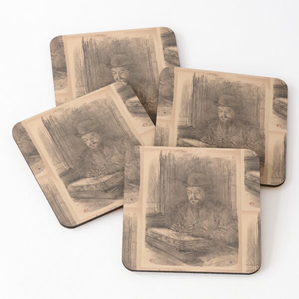 Item preview, Adolphe Albert by Toulouse-Lautrec Vintage French Printmaker Portrait Art designed and sold by artofuniverse.