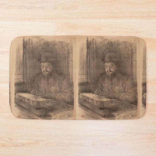 Item preview, Adolphe Albert by Toulouse-Lautrec Vintage French Printmaker Portrait Art designed and sold by artofuniverse.