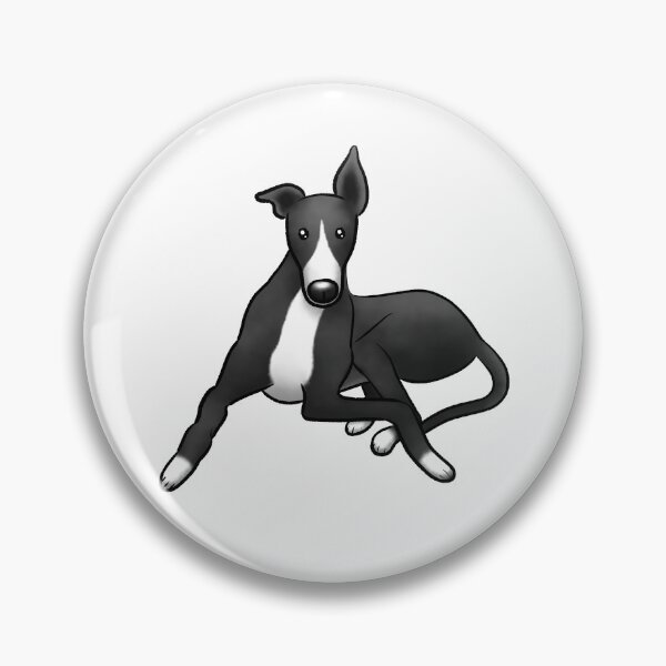Item preview, Sitting Pretty - Black and White Hound designed and sold by Tessa Draws Stoof.