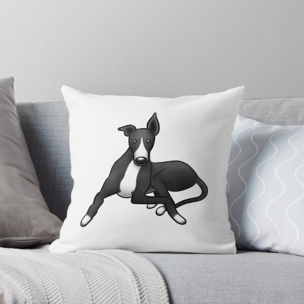 Item preview, Sitting Pretty - Black and White Hound designed and sold by Tessa Draws Stoof.