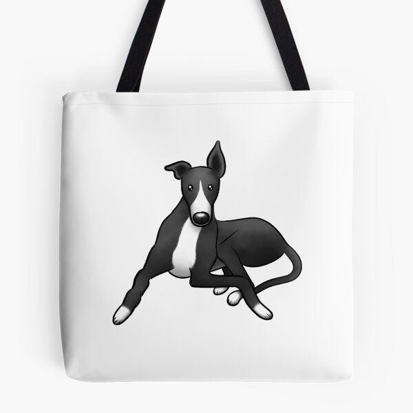 Item preview, Sitting Pretty - Black and White Hound designed and sold by Tessa Draws Stoof.