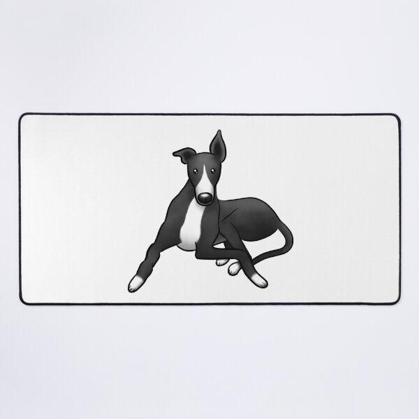 Item preview, Sitting Pretty - Black and White Hound designed and sold by Tessa Draws Stoof.