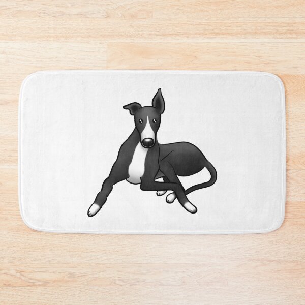 Item preview, Sitting Pretty - Black and White Hound designed and sold by Tessa Draws Stoof.