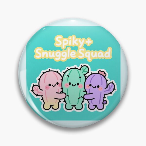 Item preview, Spiky Snuggle Squad – Cute Kawaii Cactus Tee designed and sold by Arte-Excellency.