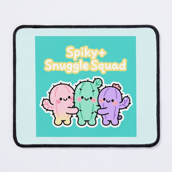 Item preview, Spiky Snuggle Squad – Cute Kawaii Cactus Tee designed and sold by Arte-Excellency.