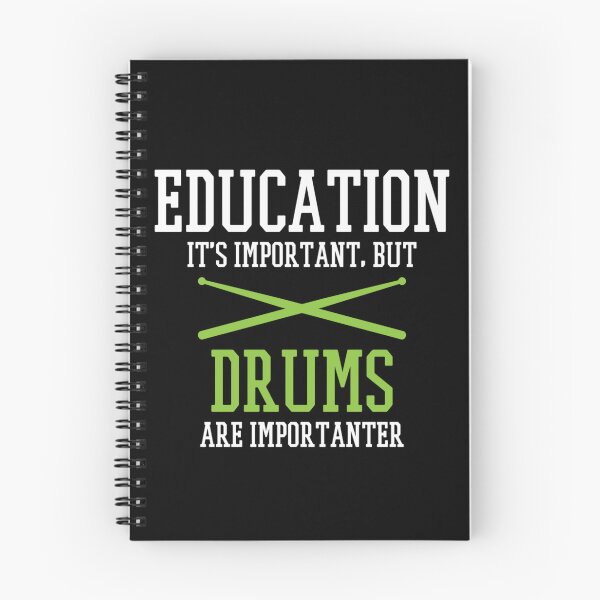 Item preview, Education Is Important But Drums Are Importanter Funny Drummer Musician Gift designed and sold by GalenoHenley.