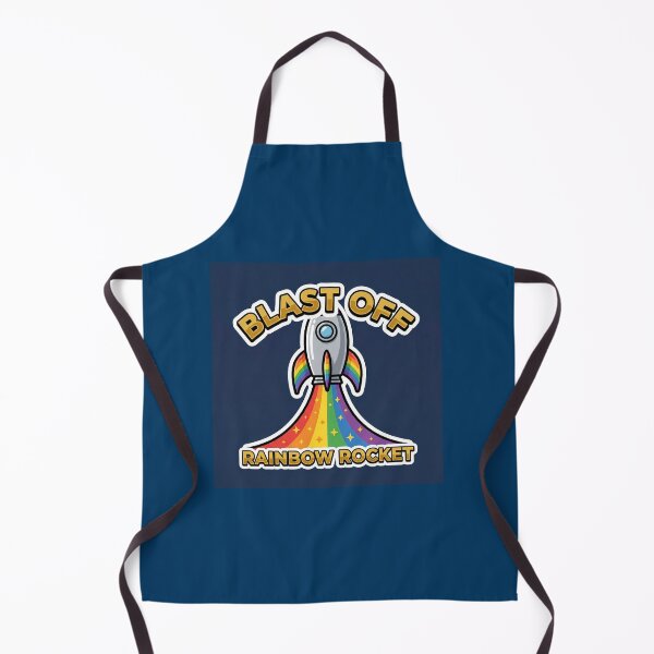 Item preview, Rainbow Rocket Blast Off Sticker designed and sold by AbanoubStore.