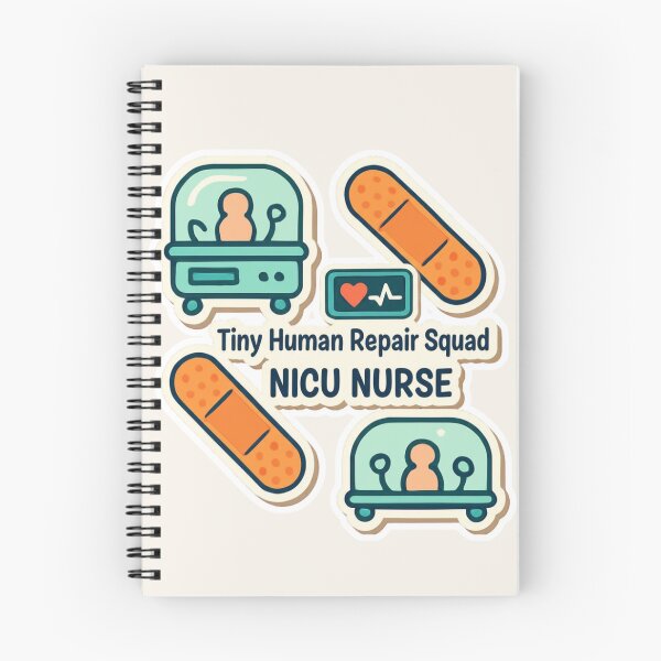 Item preview, Tiny Human Repair Squ | Cute Neonatal Nurse Gift | NICU Nurse Humor | Tiny Miracles Aesthetic designed and sold by The Salted Lime Cape Cod .
