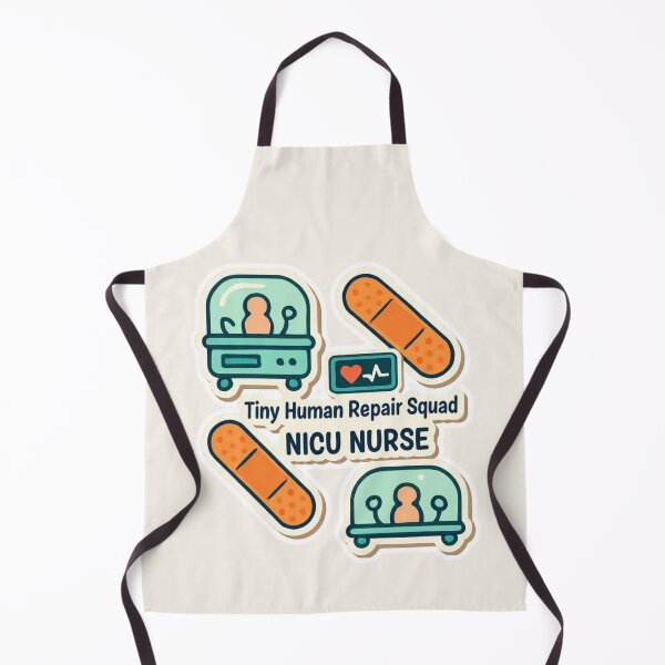 Item preview, Tiny Human Repair Squ | Cute Neonatal Nurse Gift | NICU Nurse Humor | Tiny Miracles Aesthetic designed and sold by The Salted Lime Cape Cod .