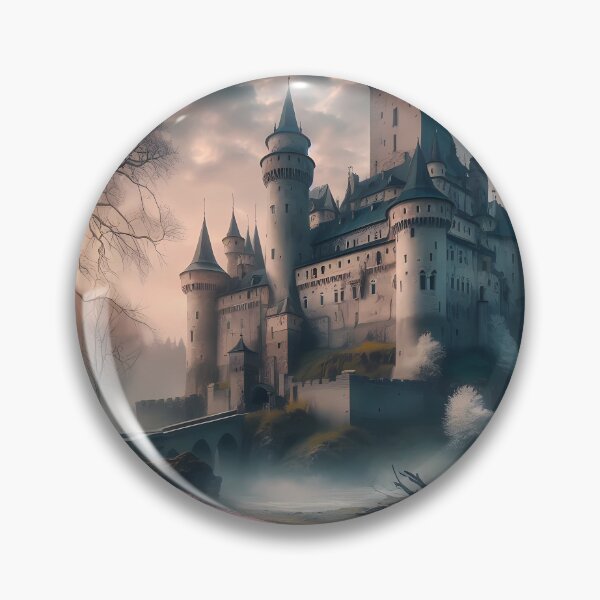 Item preview, Mystical Foggy Castle & Spring Blooms designed and sold by Ars-Mystica-AM.