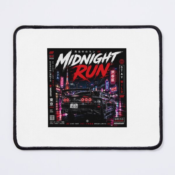 Item preview, Midnight Run Supra T-Shirt | Cyberpunk Tokyo Street Racing Design designed and sold by No Limits Garage.