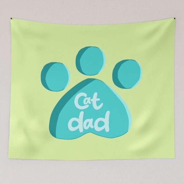 Item preview, cat dad designed and sold by trinketgal.