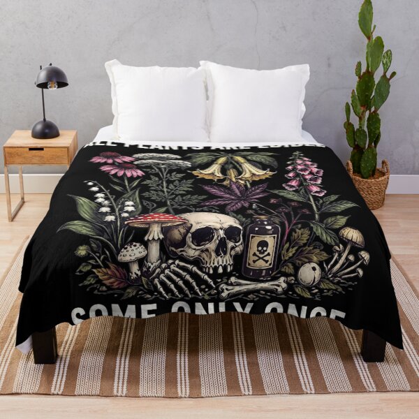 Item preview, All Plants Are Edible Some Only Once Funny Dark Humor Botanical designed and sold by GalenoHenley.