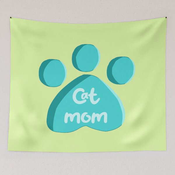 Item preview, cat mom designed and sold by trinketgal.