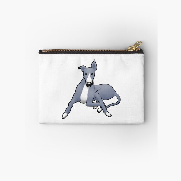 Item preview, Sitting Pretty - Blue and White Hound designed and sold by Tessa Draws Stoof.