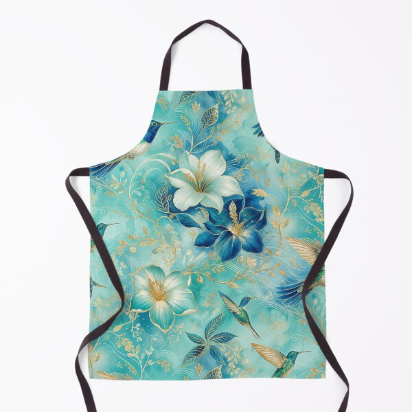Item preview, Turquoise Hummingbird Repeat designed and sold by Jandedan.