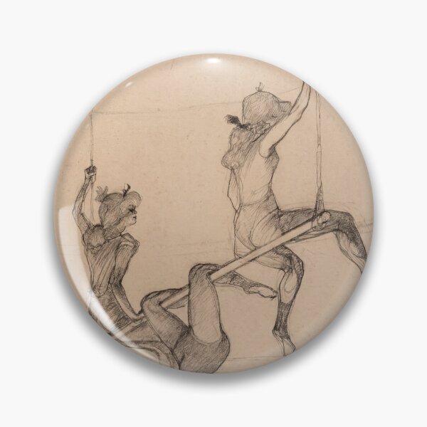 Item preview, The Flying Trapeze by Henri de Toulouse-Lautrec | Vintage Circus Acrobat Poster Print designed and sold by artofuniverse.