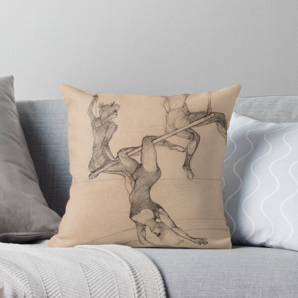 Item preview, The Flying Trapeze by Henri de Toulouse-Lautrec | Vintage Circus Acrobat Poster Print designed and sold by artofuniverse.