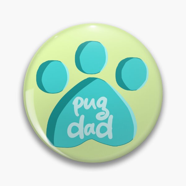 Item preview, pug papa designed and sold by trinketgal.