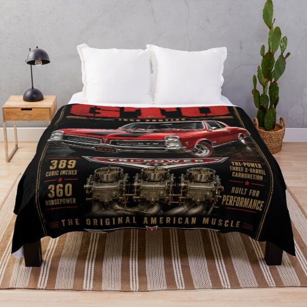 Item preview, 1966 Pontiac GTO Tri-Power Classic Muscle Car Vintage Art designed and sold by TheArtOfCar.