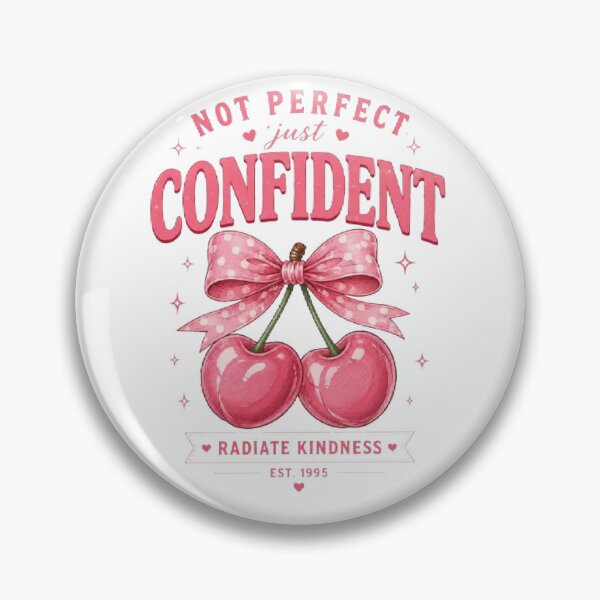 Item preview, Not Perfect Just Confident Cherry Coquette Design designed and sold by AveniaOficial.